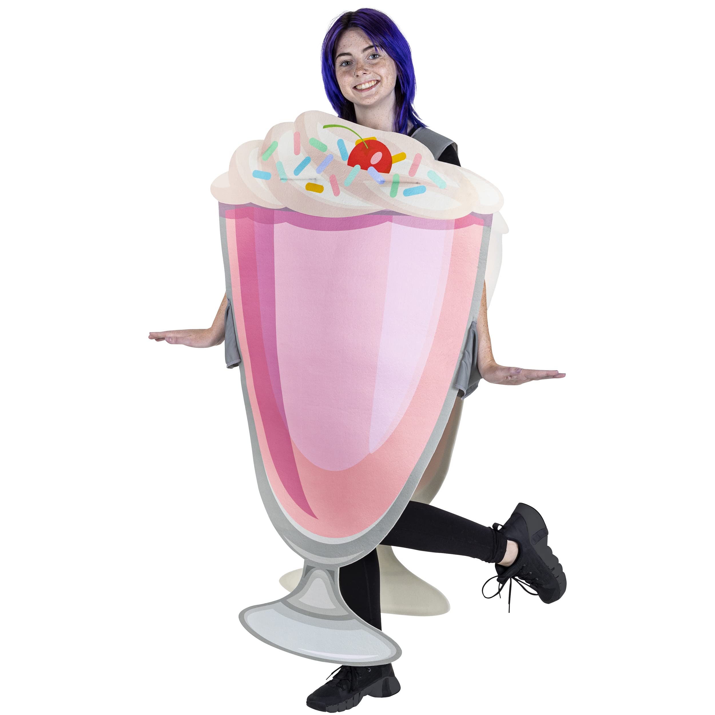 Strawberry Milkshake Costume