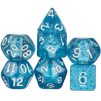 Wiz Dice Series II: Polyhedral Dice Set, Diamond Dust