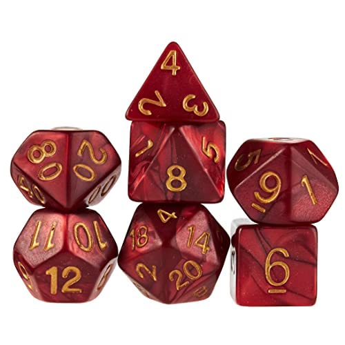 Wiz Dice Series II: Polyhedral Dice Set, Dragon Scales