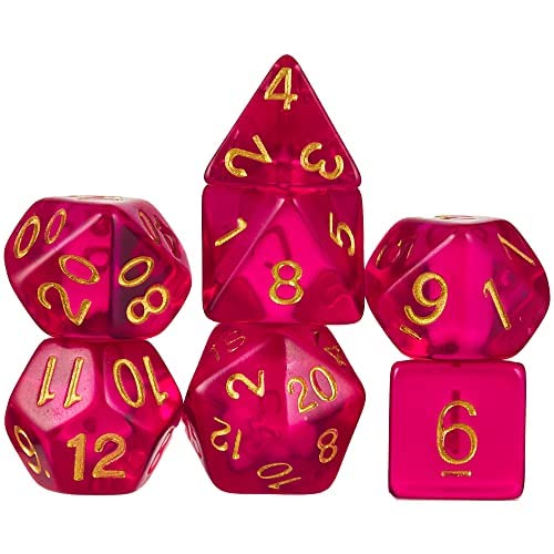 Wiz Dice Series II: Polyhedral Dice Set, Faerie Fire