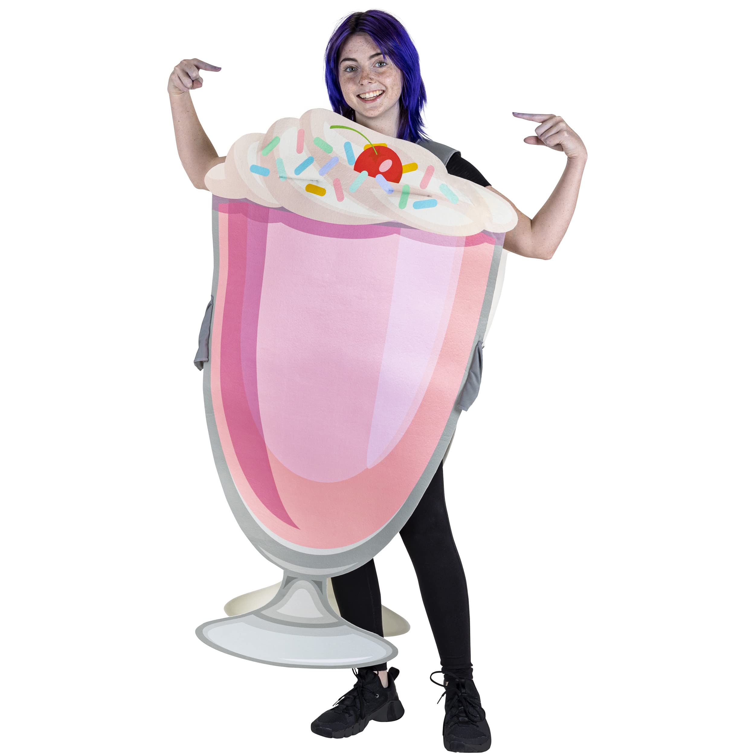 Strawberry Milkshake Costume