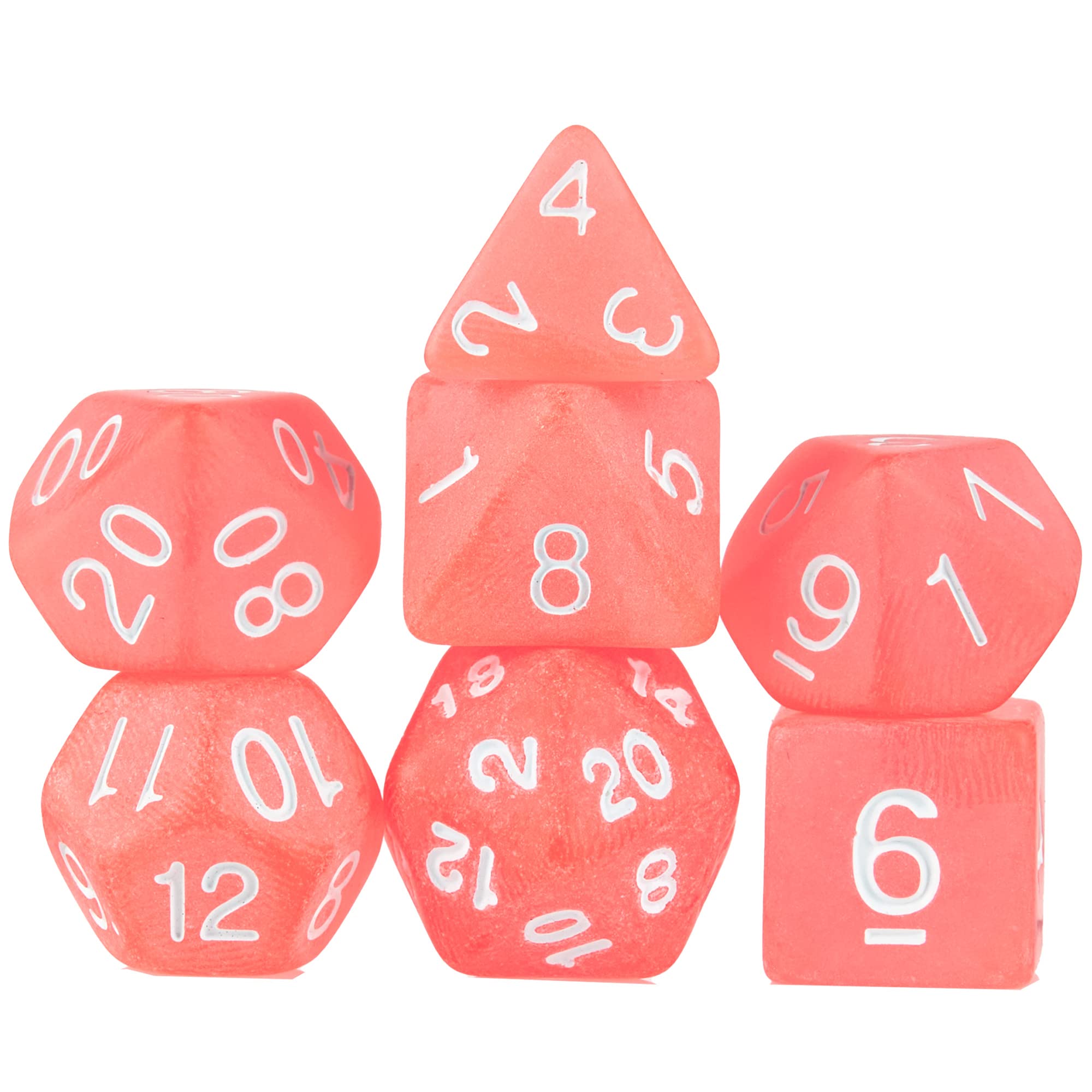 Wiz Dice Series III: Polyhedral Dice Set, Forge Embers