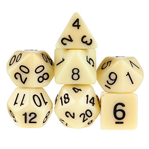 Wiz Dice Series III: Polyhedral Dice Set, Goblin Teeth