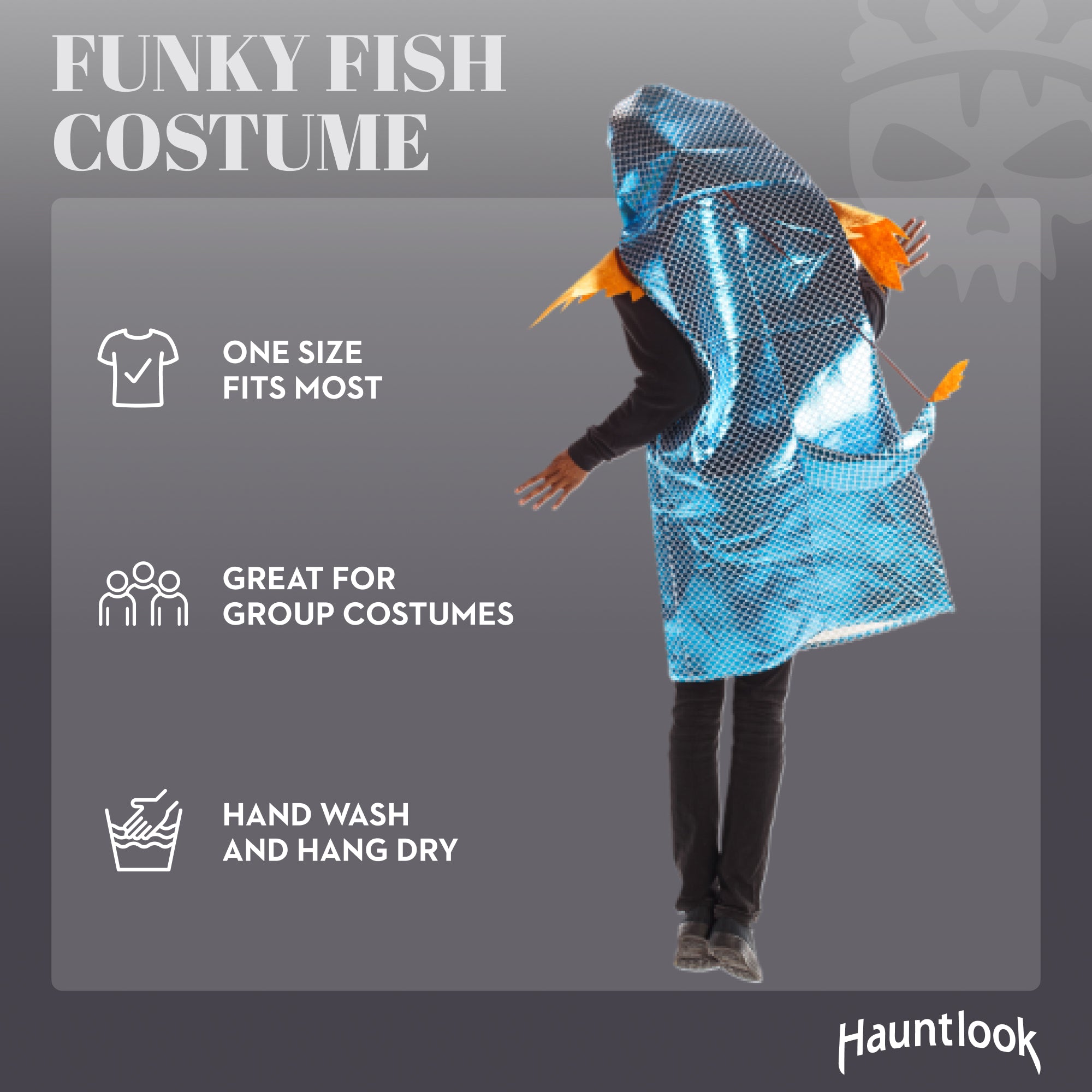 Funky Fish Halloween Costume - Adult Unisex Costume - One Size